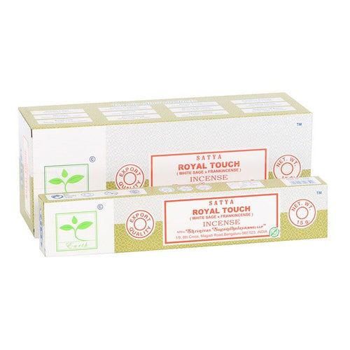 6 Packs of Royal Touch Earth Incense by Satya | Inspired Creative Gifts | UK Supplier