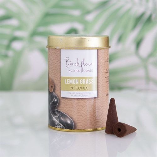 6 Tins of Elements Lemon Grass Jumbo Backflow Cones | Inspired Creative Gifts | UK Supplier