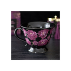 Dark Romance Floral Print Teacup | Tableware