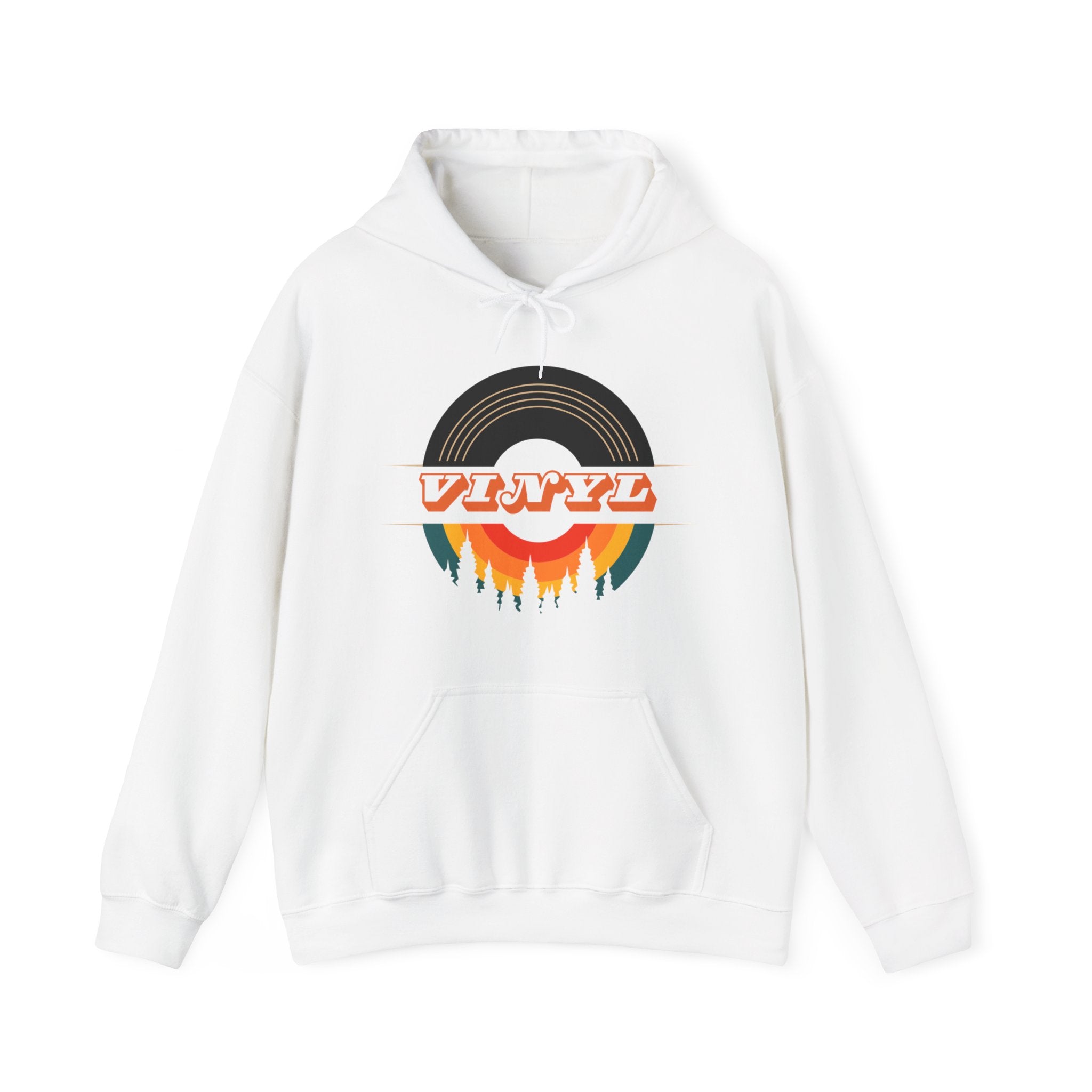 Vinyl Record Logo Men's Hoodie