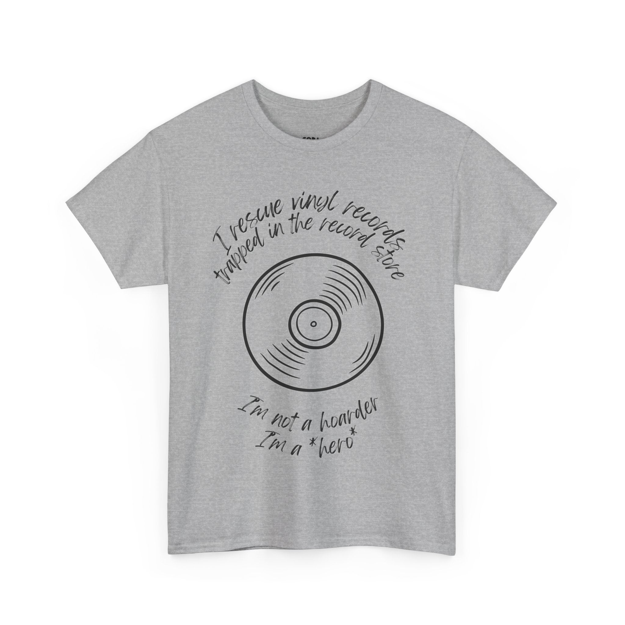 'I'm Not a Hoarder, I'm a Hero' Men's Vinyl T-Shirt