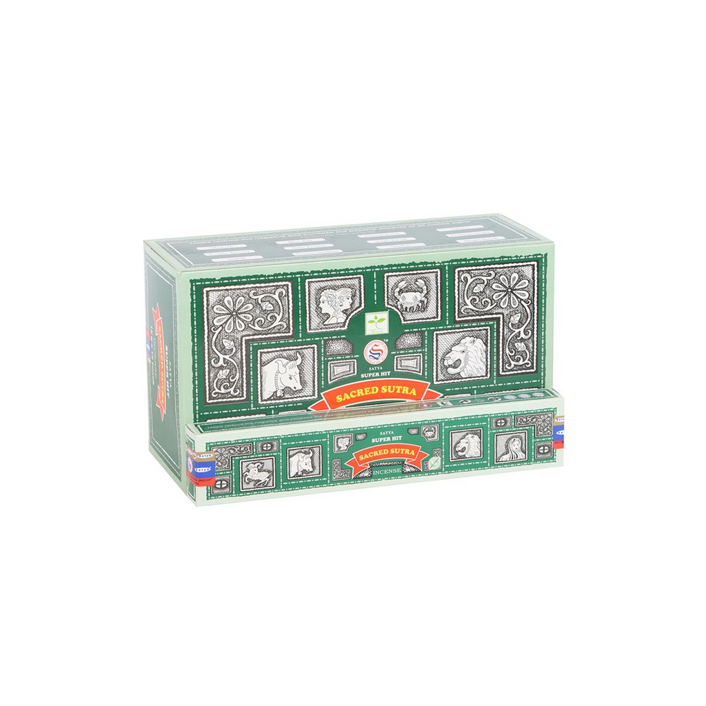 12 Packs of Superhit Sacred Sutra Incense Sticks by Satya | Incense Sticks & Cones | Inspired Creative Gifts