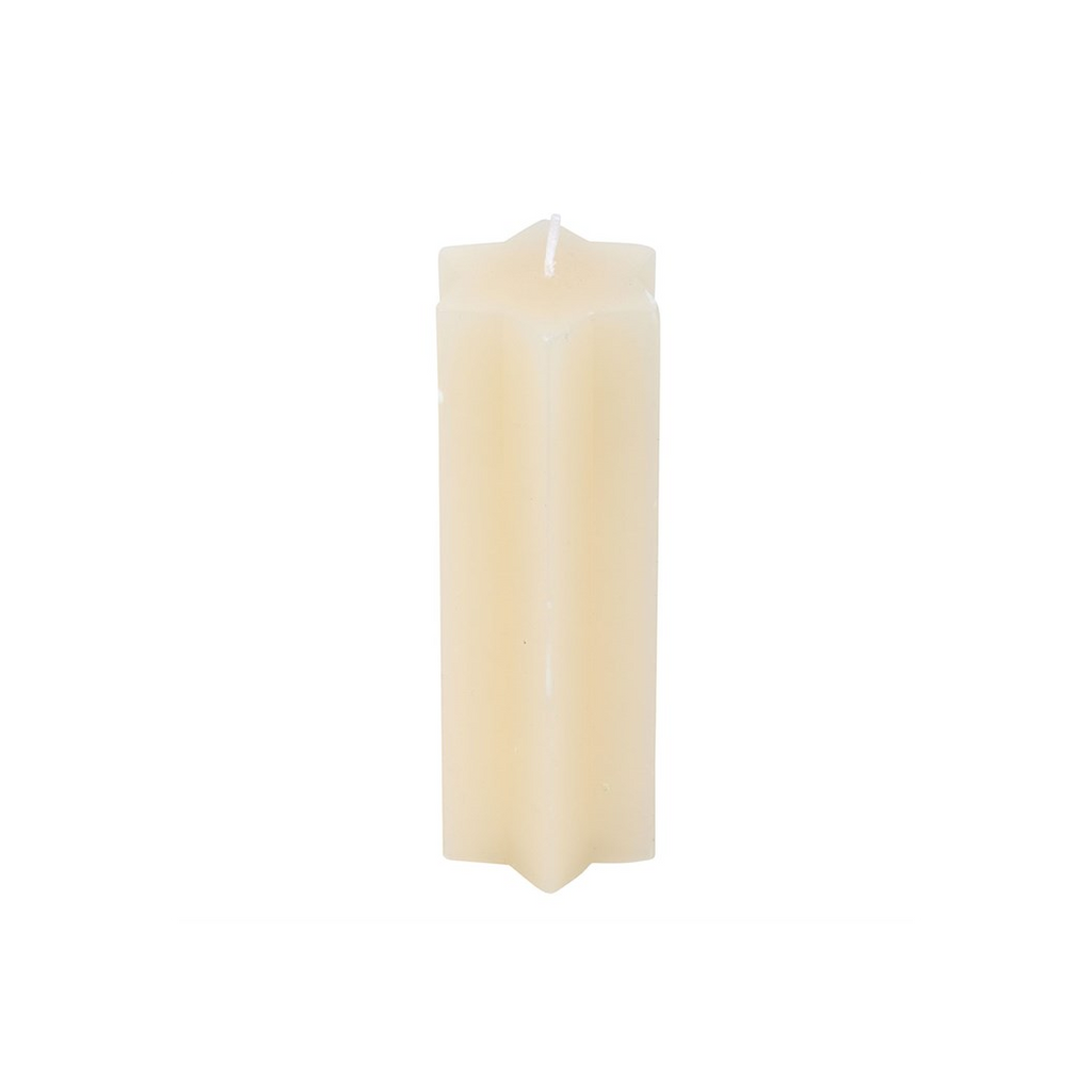Cream Starry Night Star Shaped Taper Candle | Candles