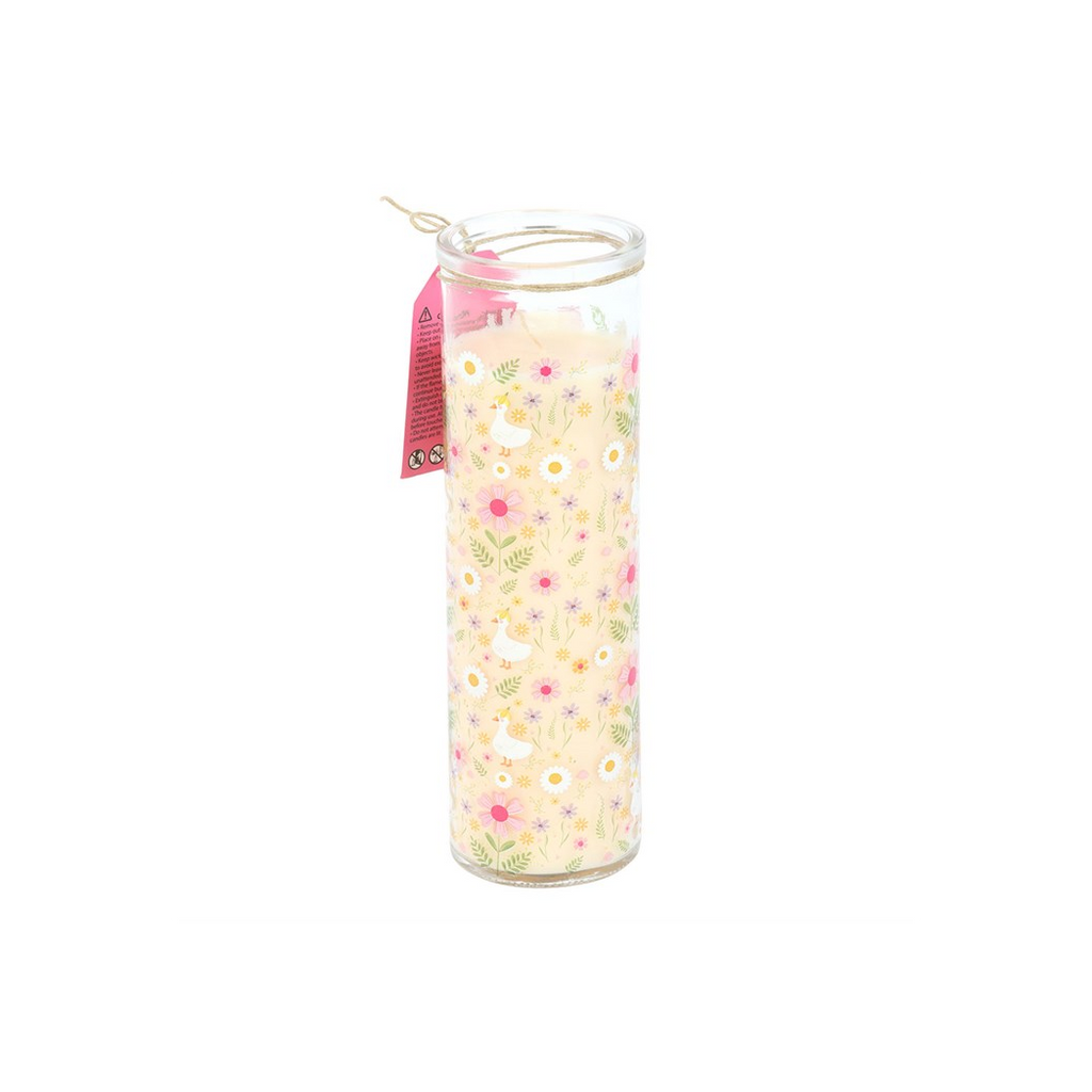 Daisy & Duck Print Vanilla Tube Candle | Candles