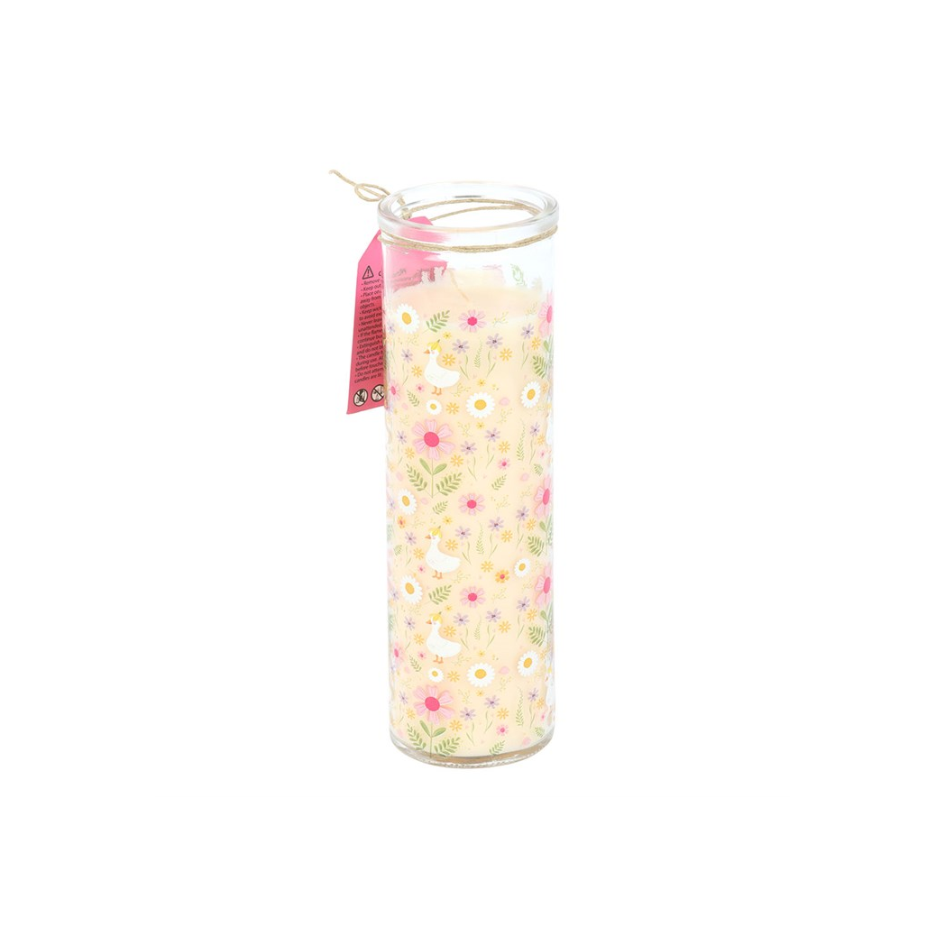 Daisy & Duck Print Vanilla Tube Candle | Candles