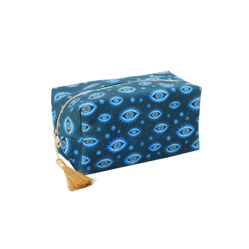 All Seeing Eye Print Velvet Makeup Bag | Bags & Purses