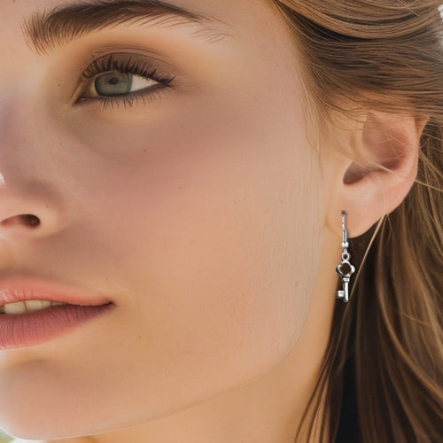 Key Drop Earrings - Perfect for Accessory Wear | Earrings | Inspired Creative Gifts
