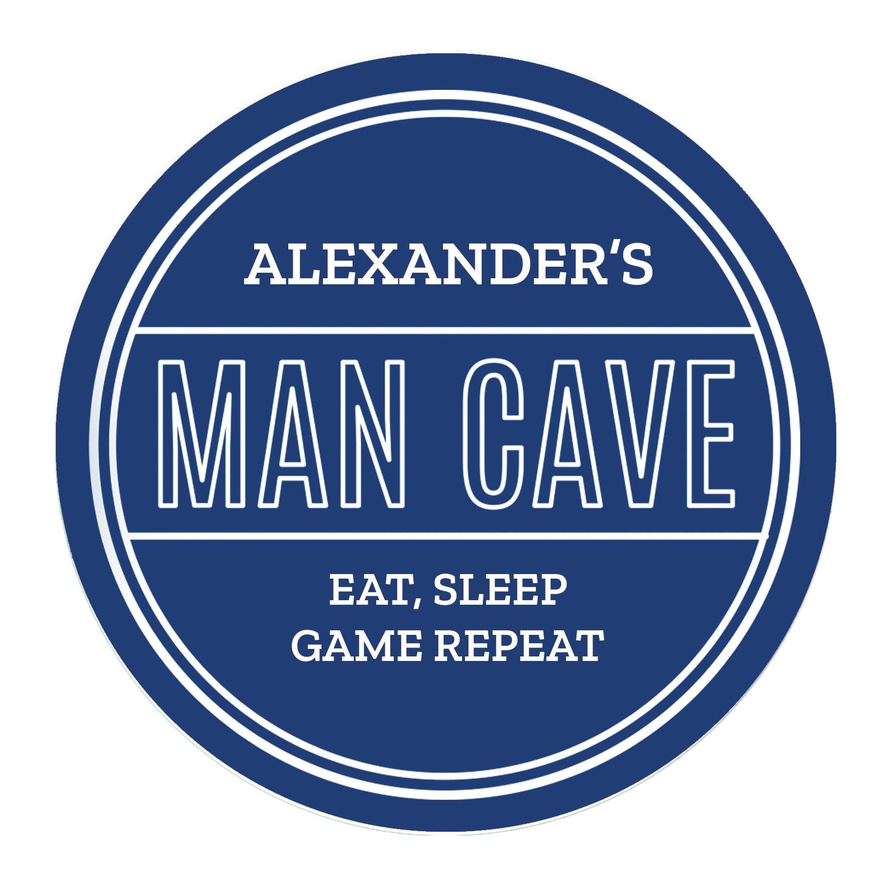 Personalised Man Cave Heritage Plaque | Man Cave | Christmas Gift - Sign - Inspired Creative Gifts