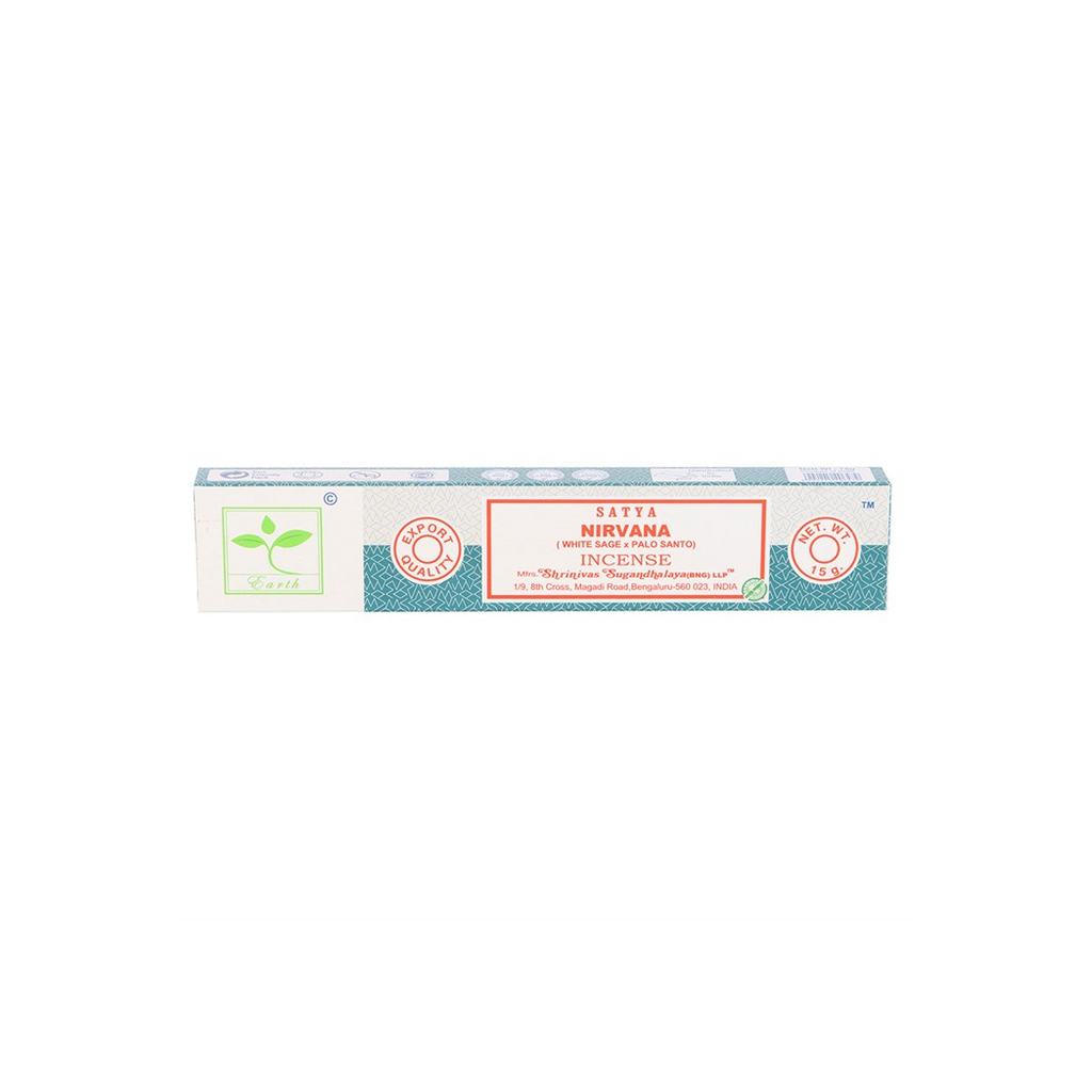 6 Packs of Nirvana Earth Incense by Satya | Incense Sticks & Cones