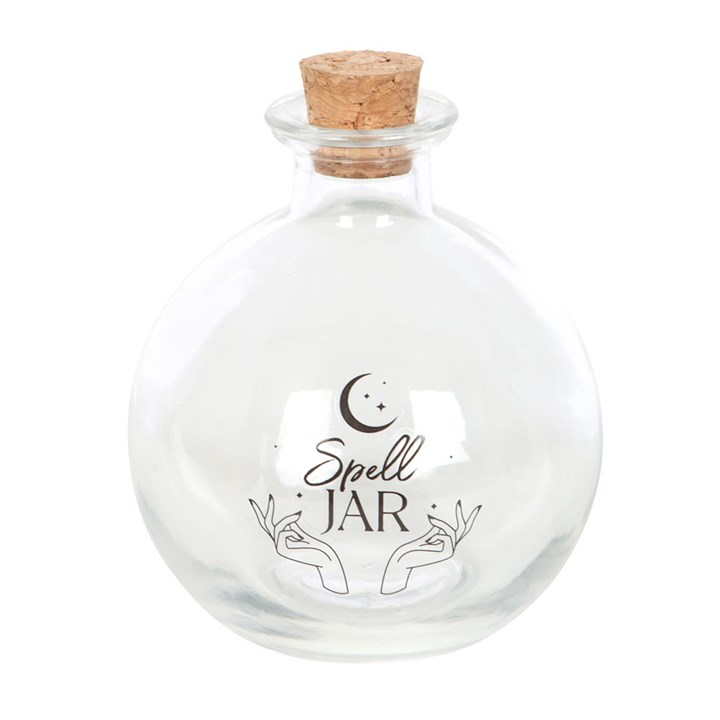 10cm Glass Spell Jar with Recipe Booklet | Potion Bottle