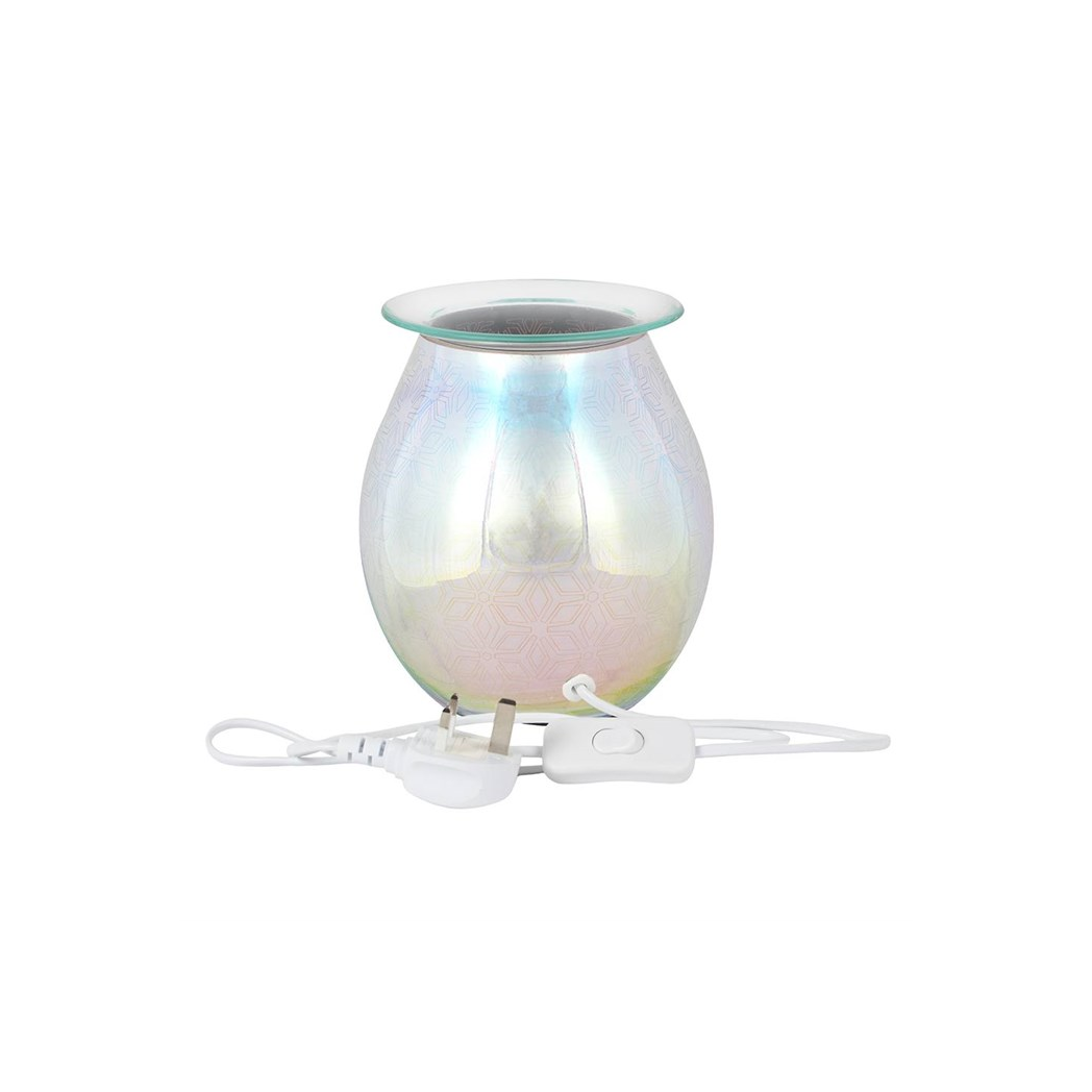 3D Geometric Flower Light Up Electric Oil Burner