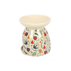 Cream Midnight Bloom Print Oil Burner