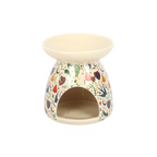 Cream Midnight Bloom Print Oil Burner