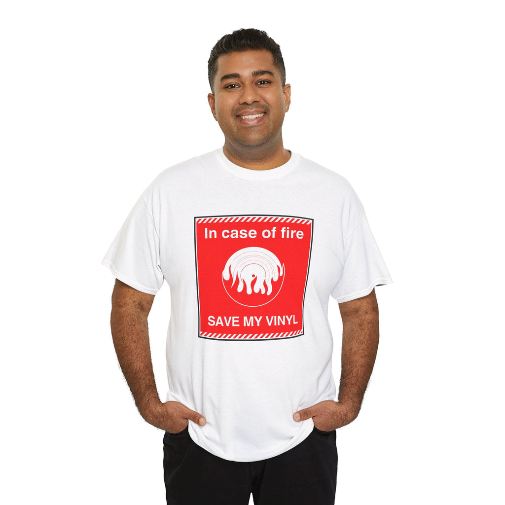 'In Case of Fire, Save My Vinyl' T-Shirt