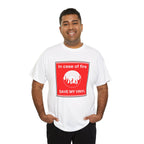 'In Case of Fire, Save My Vinyl' T-Shirt
