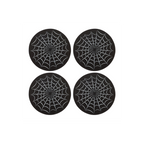 Black Spiderweb Coaster Set