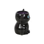 Cute and Creepy Black Cat Mug