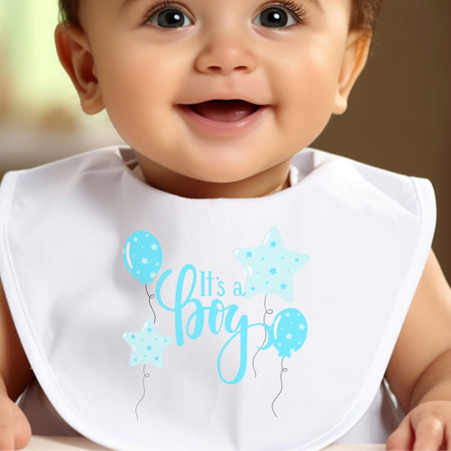 It's A Boy Baby Outfit: Bib, Vest, Baby Grow | New Baby Gift