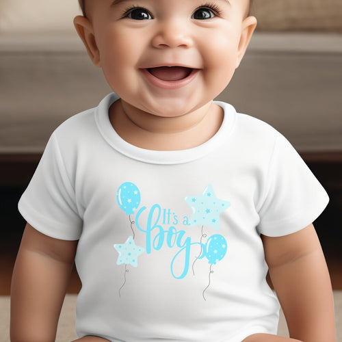 It's A Boy Baby Outfit: Bib, Vest, Baby Grow | New Baby Gift