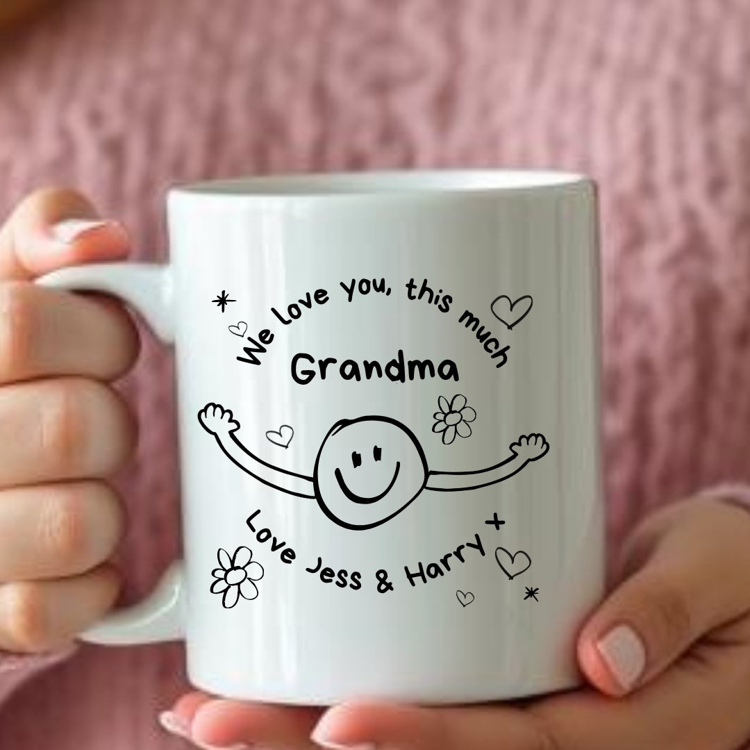 Personalised I Love You This Much Mug | Ceramics | Mother's Day Gift