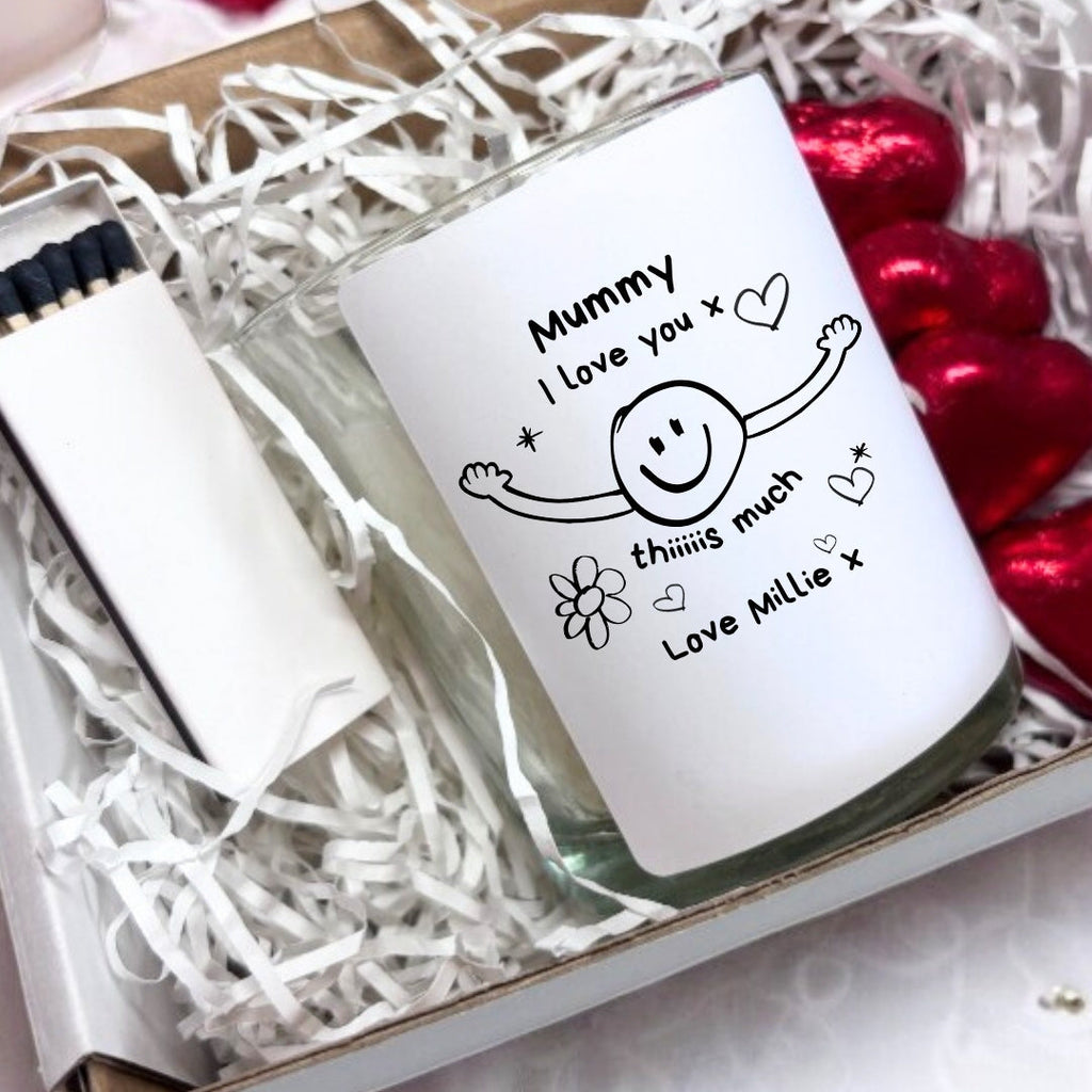 Personalised I Love You Candle