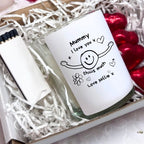 Personalised I Love You Candle