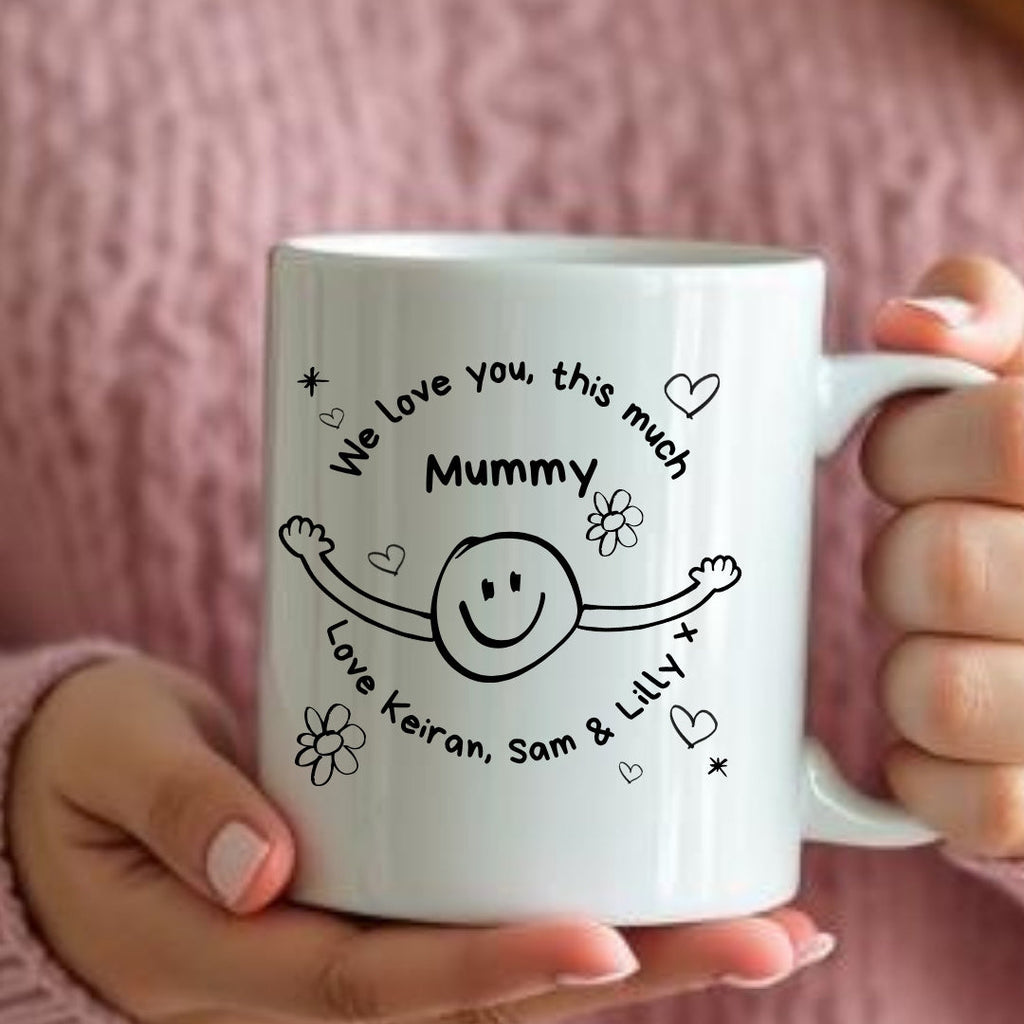 Personalised I Love You This Much Mug | Ceramics | Mother's Day Gift