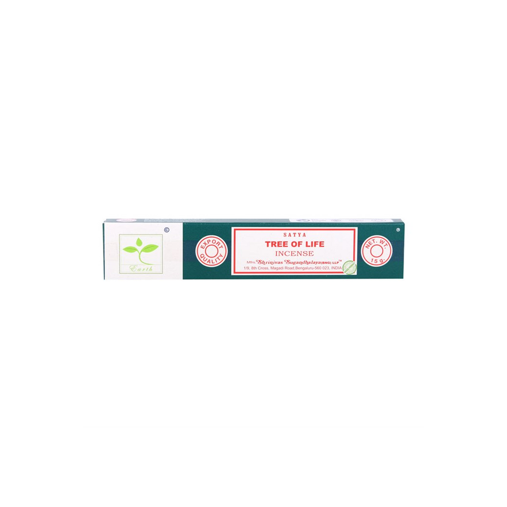 6 Packs of Tree of Life Earth Incense by Satya | Incense Sticks & Cones