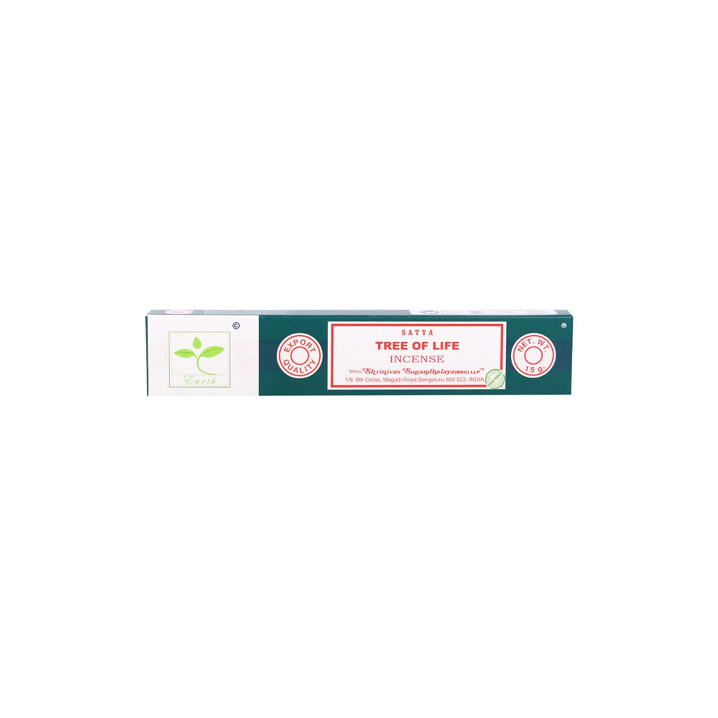 6 Packs of Tree of Life Earth Incense by Satya | Incense Sticks & Cones