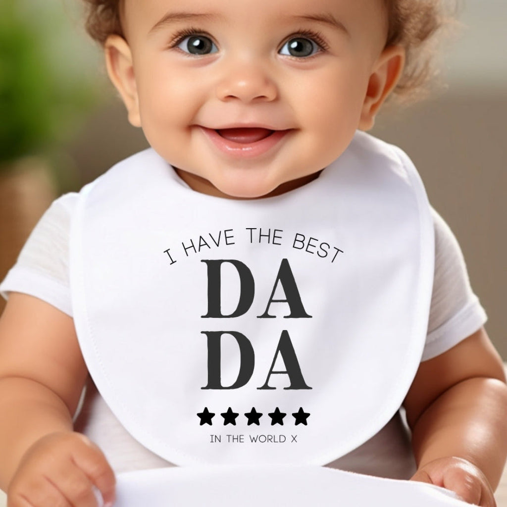 I Have the Best Dada Baby Outfit: Bib, Vest, Baby Grow for New Baby
