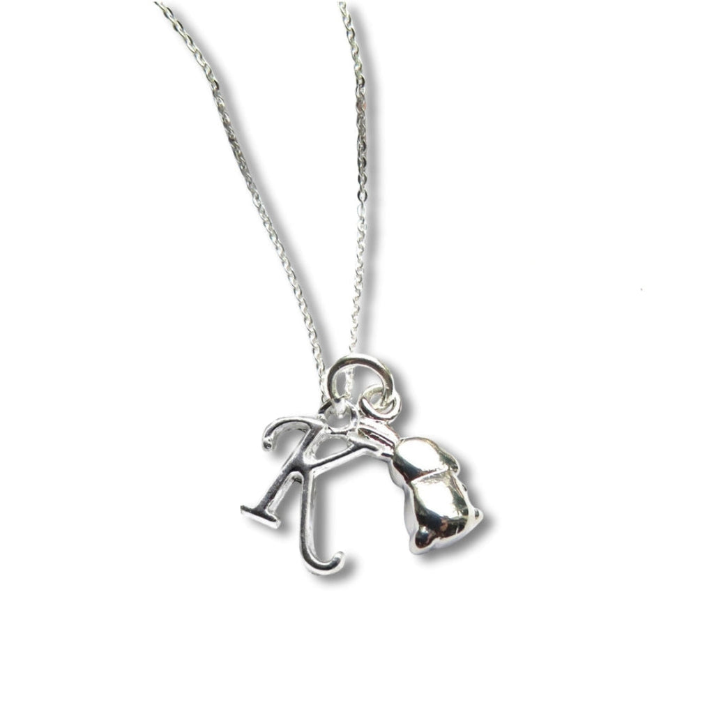 Personalised Initial Bunny Rabbit Charm Necklace | Earrings | Inspired Creative Gifts