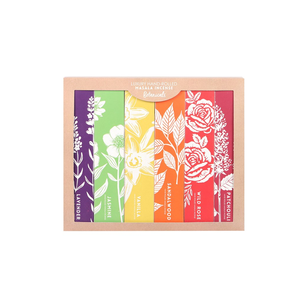 Aromatic Botanical Masala Incense Stick Variety Set | Incense Sticks & Cones | Inspired Creative Gifts