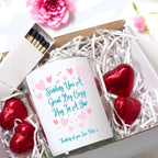 Sending You A Great Big Cozy  Hug In A Jar Candle Gift Set | Best Friend Gift