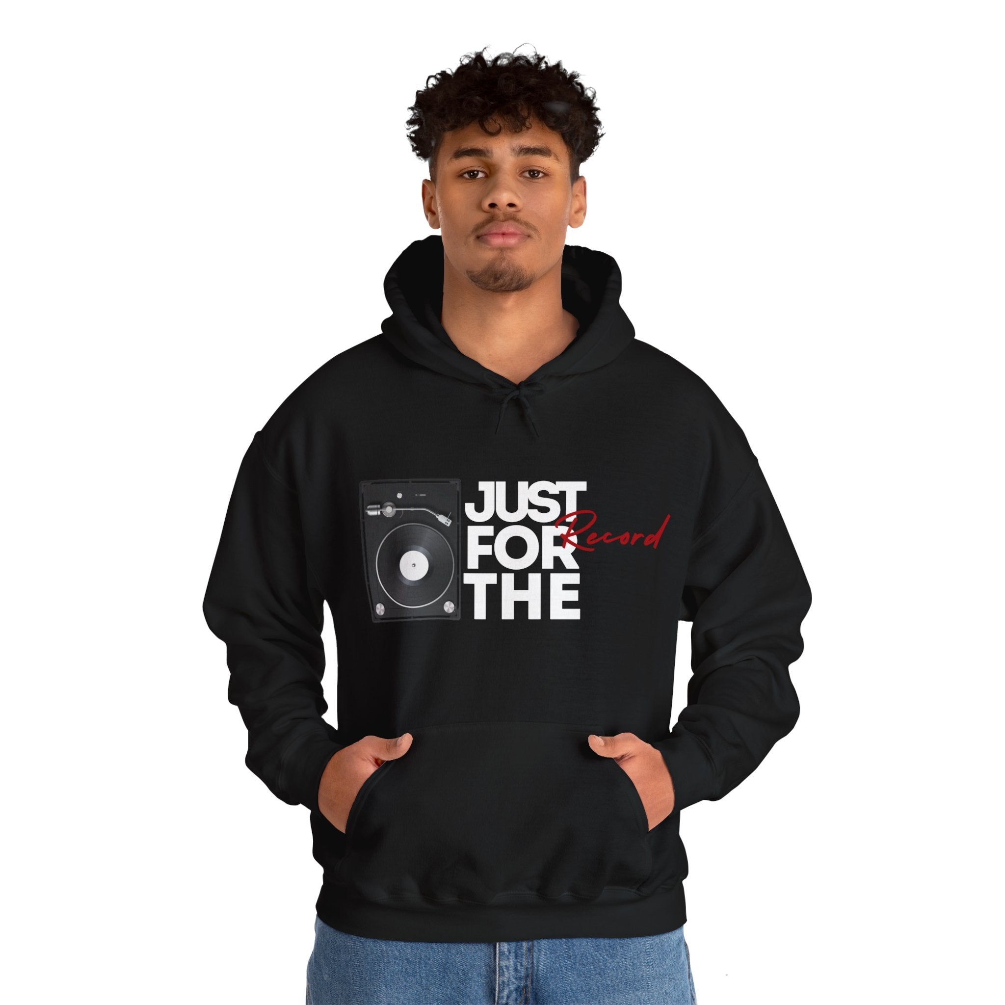 'Just for the Record' Men's Hoodie