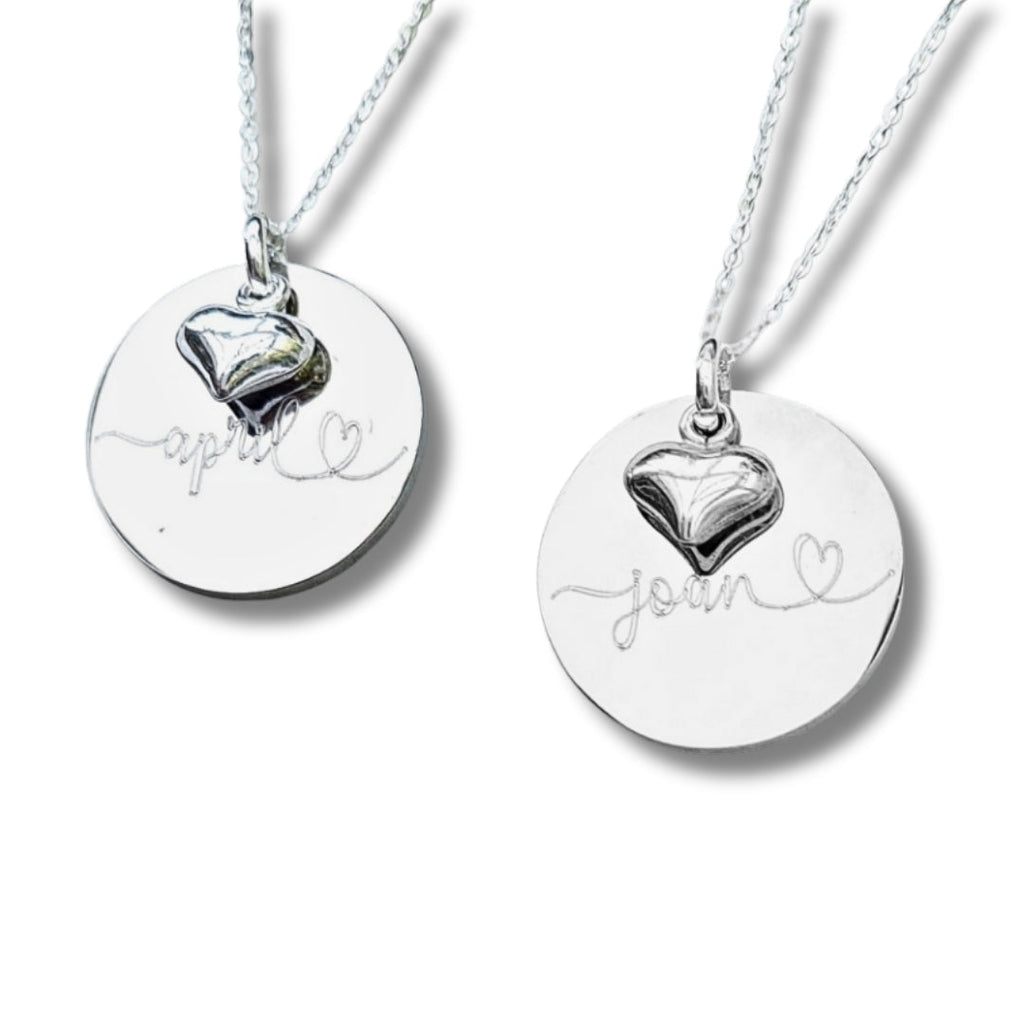 Personalised Luxe Necklace with Mini Heart | Personalised Necklaces | Inspired Creative Gifts