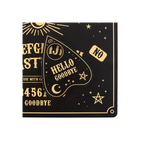 Black Talking Board Placemat and Coaster Set