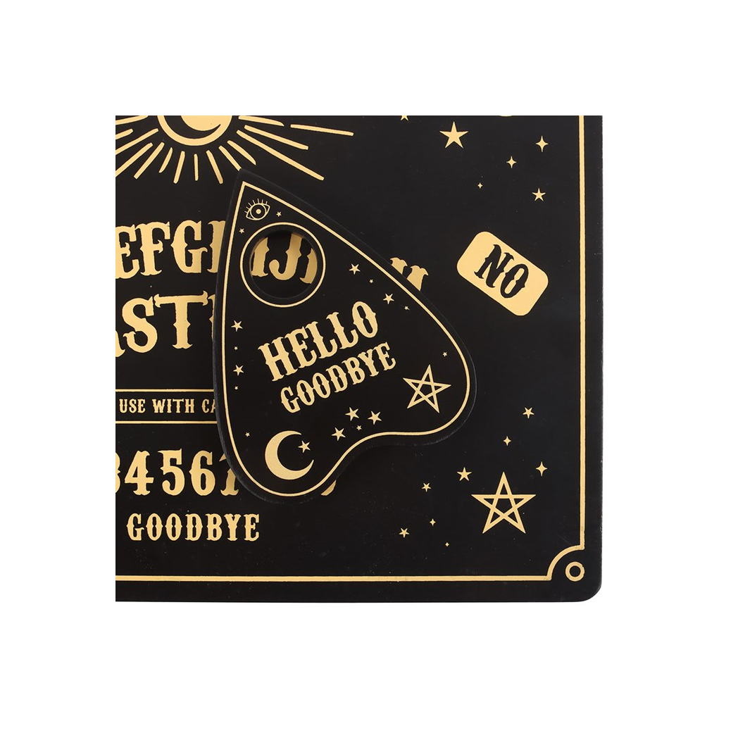 Black Talking Board Placemat and Coaster Set