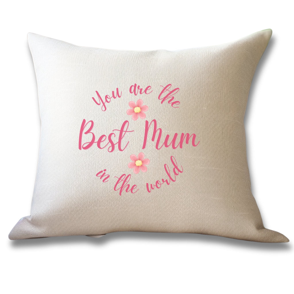 Personalised You're The Best Mum In The World Cushion