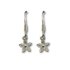 Happy Birthday Pink Flowers Gift Card & Dahlia Flower Drop Earrings