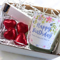 Pretty Flowers Happy Birthday Candle Gift Set | Birthday Gift Hamper for Friend