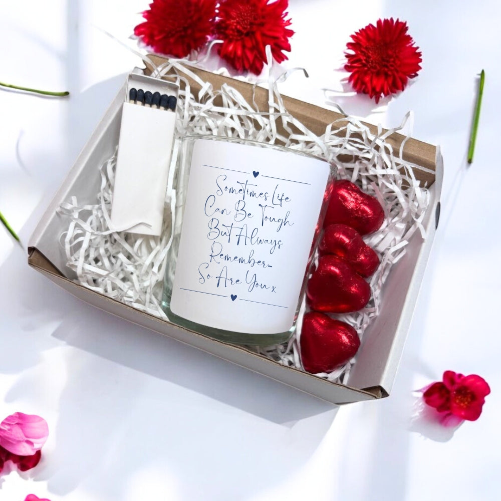 Sometimes Life Can Be Tough Candle Gift Set | Memorial Gift