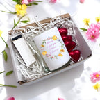 Personalised Flower Circle Candle Gift Set | Mother's Day Gift