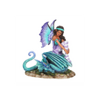 16cm Dragon Perch Fairy Figurine by Amy Brown