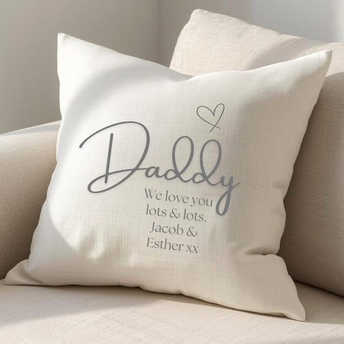 Daddy Est. 2026 Cushion | New Baby Gift