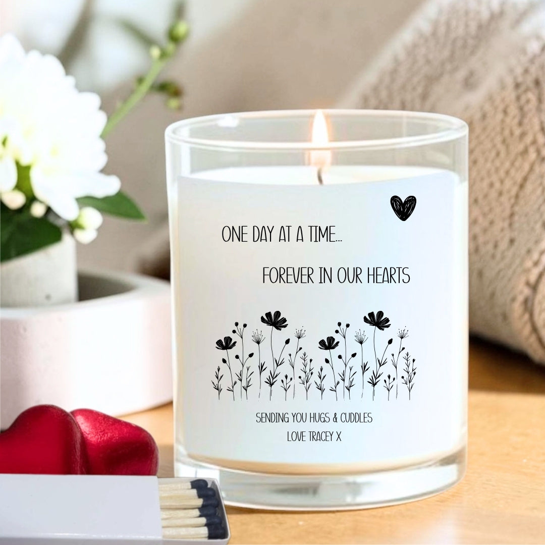 Personalised Forever in Our Hearts Candle Gift Set | Mother's Day Gift