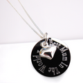 Best Mum In The World Heart Charm Necklace