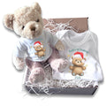 Personalised Happy 1st Christmas Teddy Gift Hamper Baby Gift Hamper - Teddy & Vest