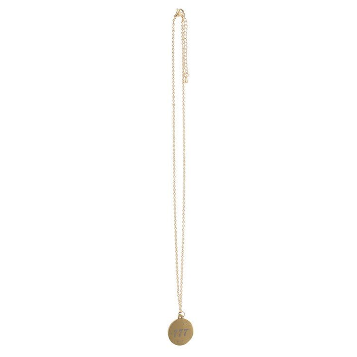 777 Angel Number Luck Necklace | Inspired Creative Gifts | UK Supplier