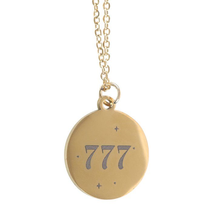 777 Angel Number Luck Necklace | Inspired Creative Gifts | UK Supplier