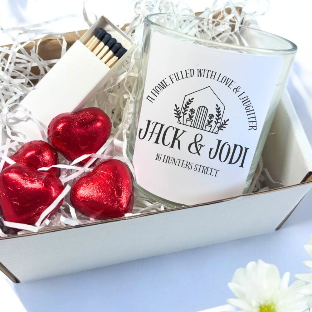 Personalised Little New Home Candle Gift Set  | Housewarming
